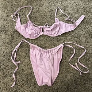 Purple target bikini